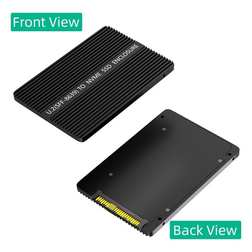 M.2(NGFF) NVMe SSD to U.2 (SFF-8639) 2.5"" SSD Adapter with thermal pad - Picture 7 of 9