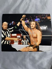Jungle Boy signed autographed AEW Elite 8x10 Photo Star Proof 1