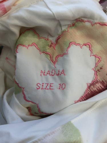 Handmade By Nadja Size 10 Vintage Reto 50s Inspired Pretty Cotton Floral Dress - Picture 7 of 8