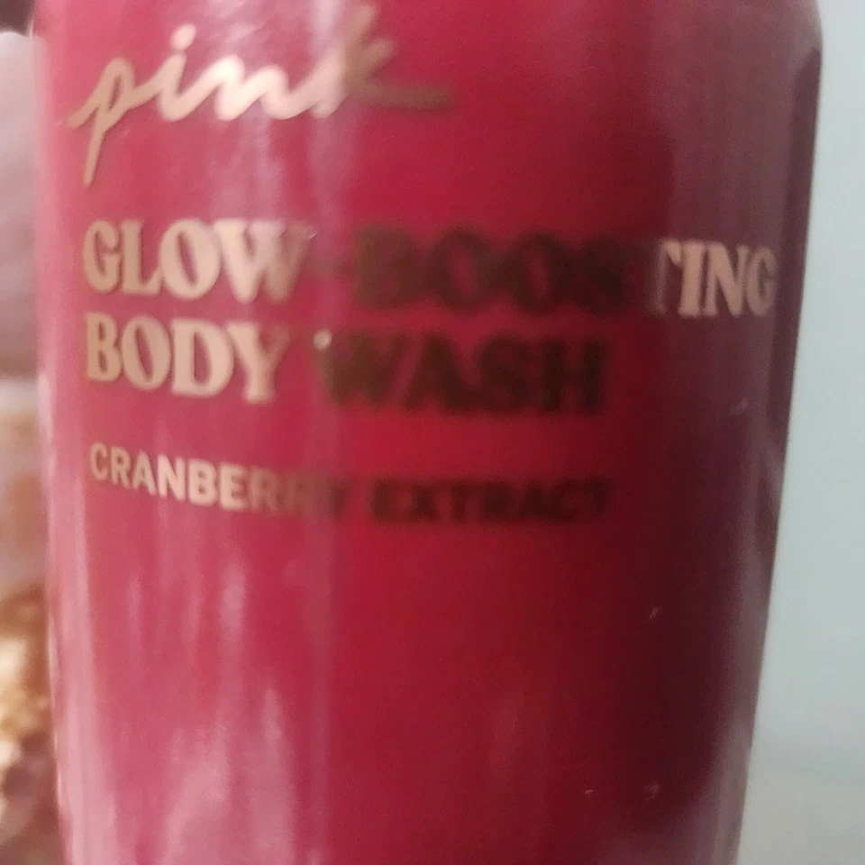 VICTORIA'S SECRET PINK CRANBERRY GLOW BOOSTING BODY LOTION, BODY OIL, BODY WASH - Image 2 of 4