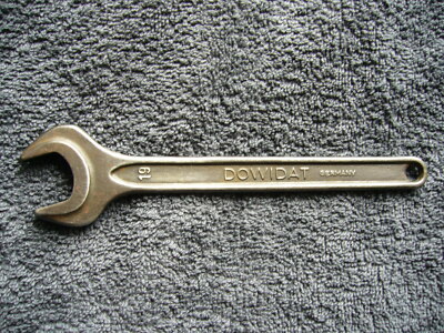 Alter Dowidat DIN 894 Standard - Material Einmaulschlüssel 19mm, Vintage 