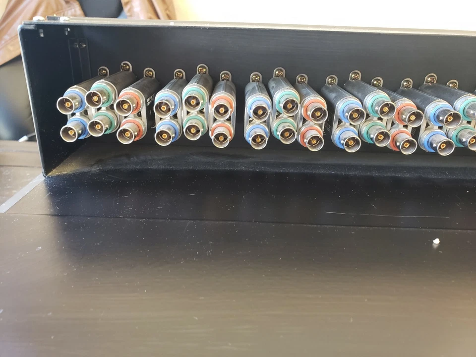 ADC CV-8-N75  RGB Video Patch Bay with BNC / COAX on Rear USED WORKING  - Image 4 of 4