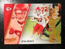 2021 Prestige Prestigious Pros ORANGE SP Travis Kelce Chiefs #32/75 Pack Fresh!