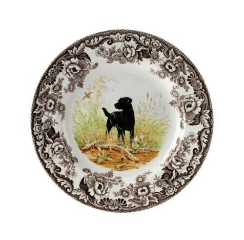 Салатные тарелки Spode черные