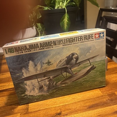 Tamiya 1:48 Nakajima A6M2-N Type 2 Float Plane Fighter Rufe Plastic Kit Sealed