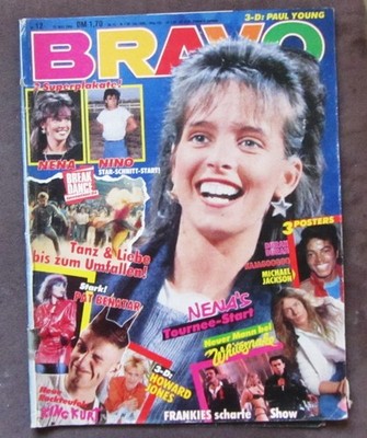 BRAVO Nr. 12 - 15.03. 1984 - Frankie goes, Whitesnake, Nena, Queen, Paul Young