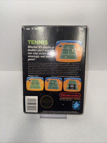 Tennis HANGTAB No Code (Nintendo NES) Complete in Box CIB N-1 A - Bild 2 von 4