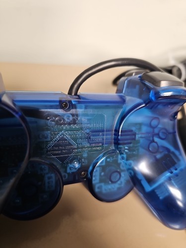 Sony PlayStation 2 PS2 Dualshock 2 Controller OEM Blau Klar SCPH-10010 SCHÖN! - Bild 5 von 5