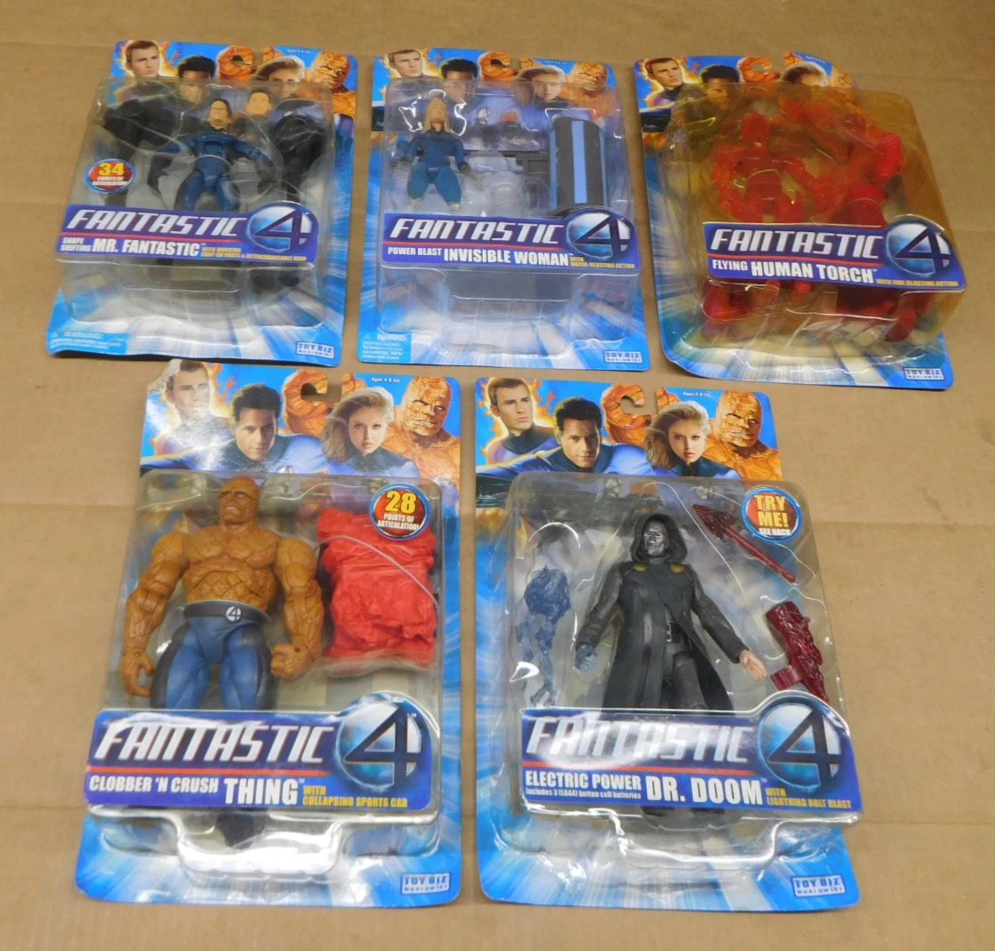 FANTASTIC FOUR La Chose Figurine Stomp N Clobbering Toy Biz