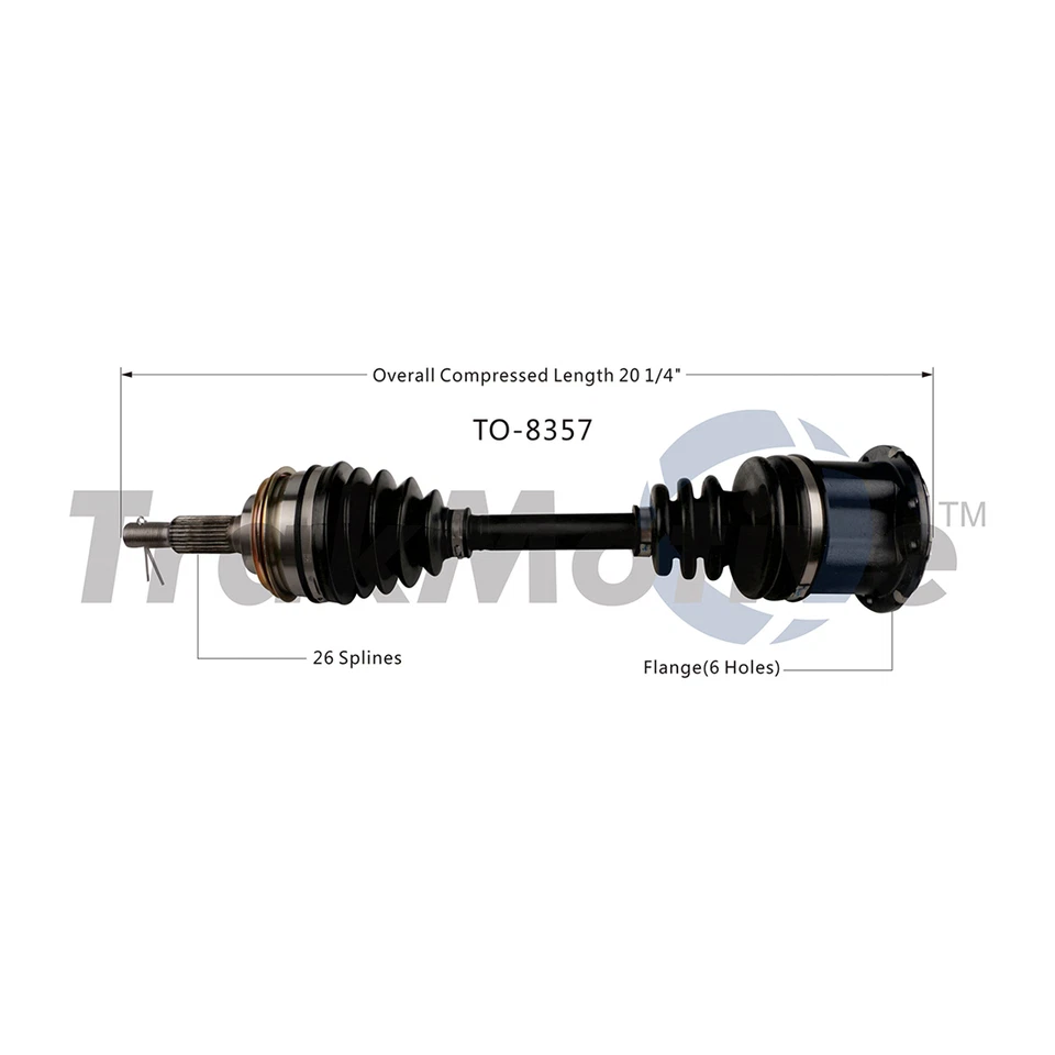 Eje trasero izquierdo trasero derecho CV para Toyota MR2 1987-1989 Foto 2 de 3