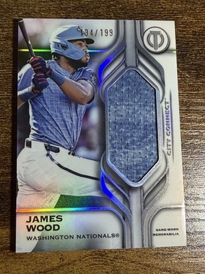 JAMES WOOD 2026 Topps Tribute #T-JW Tributaries Relic Silver Refractor /199