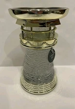 Bath & Body Works Lighthouse Glitter Water globe 3 Wick Candle Holder NIB