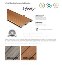 Premium Exterior Composite Cladding 4.8m Boards x 10 pieces- Pewter