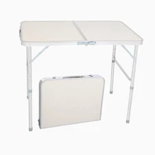 3FT Portable Aluminum folding table Party Camping BBQ Table Dinner Desk