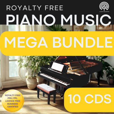 PIANO MUSIC CD MEGA BUNDLE VOL 1 X10CD   Royalty Free PRS PPL Free Free UK P&P