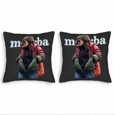 Set of 2 18x18in Throw Pillow Covers - Stylish Geometric Pattern Design