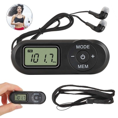 Portable Pocket Digital Handy LCD FM Radio Mini FM Radio with Earphone - Picture 2 of 15