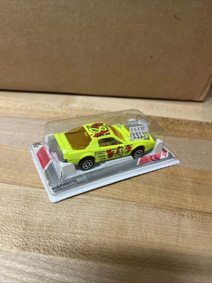 Vintage 1990’s Majorette 200 Series Pontiac Firebird Pro Stock Yellow. Box 251 - Image 4 of 4
