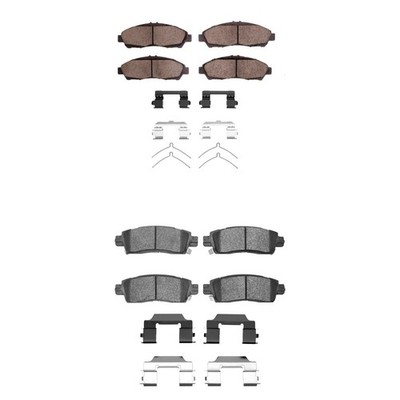 For GMC Acadia Limited 17 R1 Concepts Optimum OEp Front & Rear Brake Pad Set