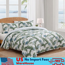 Tommy Bahama Birds of Paradise Reversible 3-Piece King Comforter Set - Greenblue