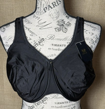 Wacoal Bra 36H Black 855192 Basic Beauty Full Figure Seamless Underwire NWT