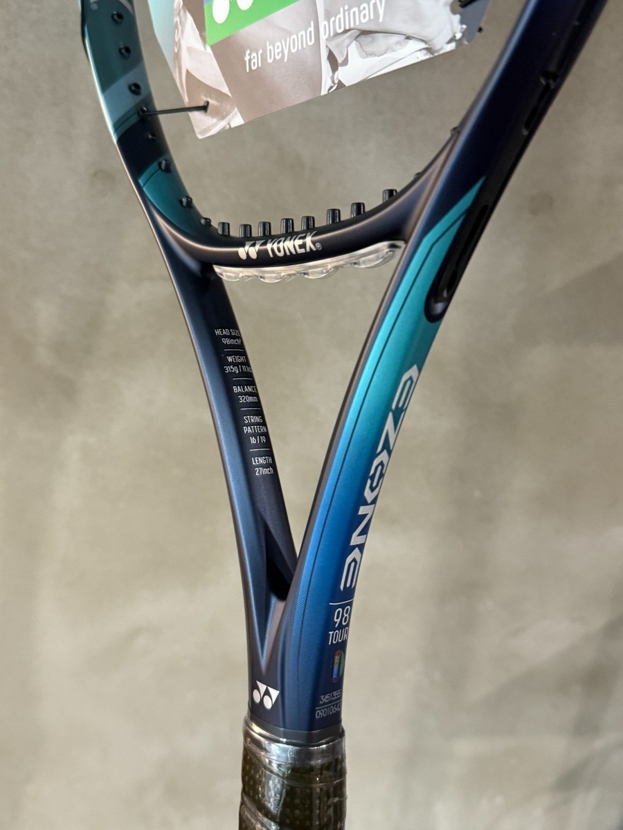 YONEX 2022 EZONE TOUR 98 Tennis Racquet Racket Blue 98sq 315g G2