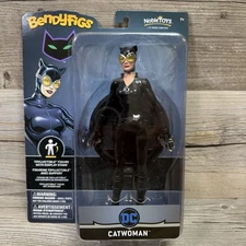 Catwoman DC 7" Figure Bendyfigs SEALED w/ Display Stand