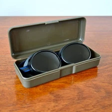 USED, 80s Swiss Army glacier glasses by CEBE France, vintage alpine goggles