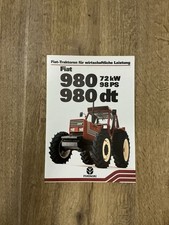 Orig. FIAT 980 Dt Prospekt Brochure Traktor Schlepper Bulldog Landmaschinen G2