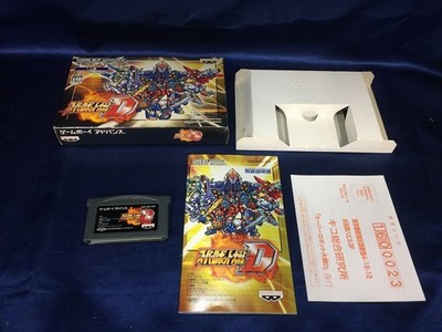 Used Super Robot Wars D GBA Game Boy Advance Software, Tested, Used