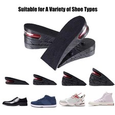 Men Women Invisible Height Increase Insoles Heel Lift Taller Shoe Inserts Pad