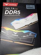 Team Group Delta RGB 16GB DDR5 6000MHz RAM FF3D516G6000HC38ABK
