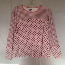 Lands End Women s XL Petite Rash guard Swim Shirt New Without Tags Coral Aqua