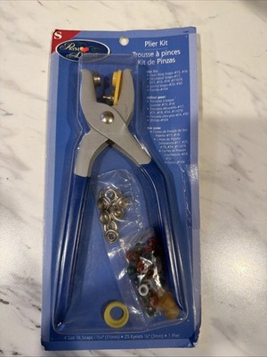 Sewing Plier NEW Prym Kit for applying snaps & eyelets / Open Ring Snaps