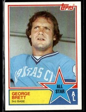 1983 Topps #388 George Brett Royals Baseball Card 3801A