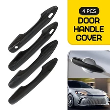 Glossy Black Door Outside Exterior Handle Covers For 2018-2025 Toyota Camry 4X
