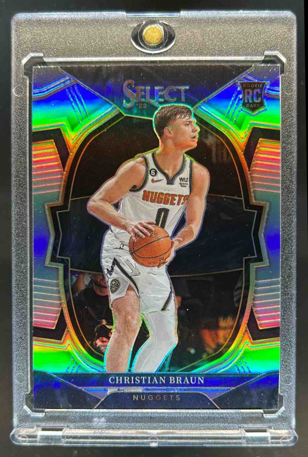 2022-23 Select Christian Braun RC Silver Prizms Concourse #85 Nuggets