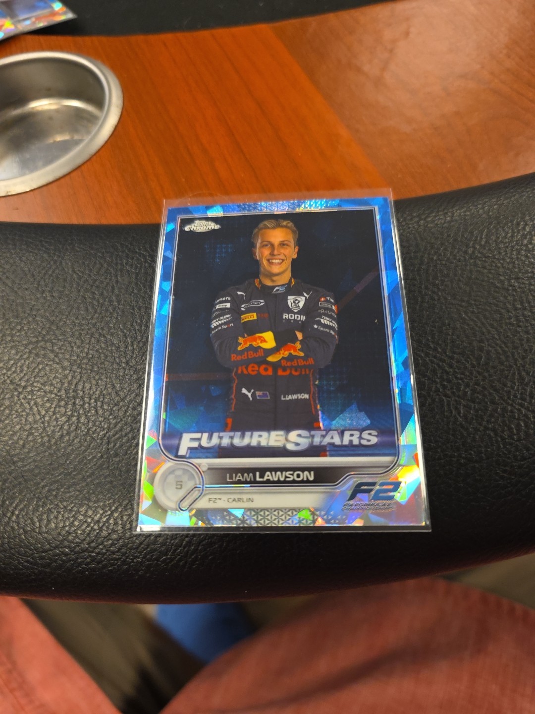 2022 Topps Chrome Sapphire Formula 1 #81 Liam Lawson Portrait