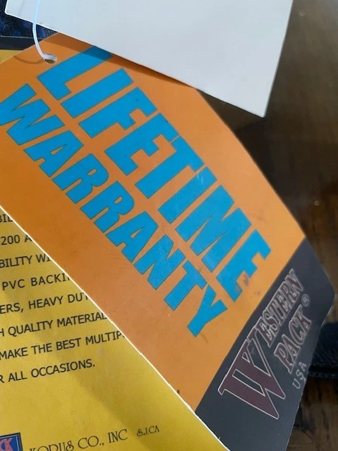 Western Pack Pack Lona Azul, Nuevo Con Etiquetas, Ajustable Foto 3 de 4