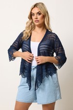 Yours Curve Plus Size Womens Waterfall Cardigan