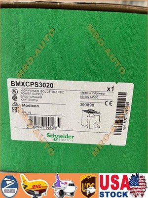BMXCPS3020     M340 24VDC Power Supply  SHIP US Free TAX