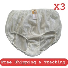 X3 Underwear women high waist Panties Biggest Nylon Soft Briefs Waist 27"-52"