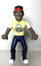 Vintage Larvell Jones Police Academy Action Figure 4.5" Kenner 1989 Mouth Opens