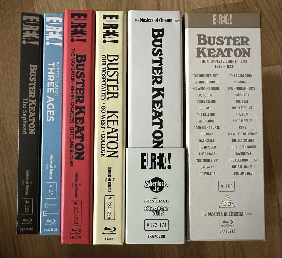 Buster Keaton Blu-ray Limited Edition Boxsets Eureka Video OOP RAR - Bild 3 von 3