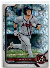 2022 Bowman #BCP-48 Luke Waddell Mega Box Atlanta Braves