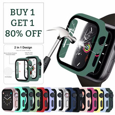 For Apple Watch Series 9 8 7 6 5 4 3 2 SE 40/41/42/44/45mm Case Cover Protector