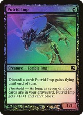 MTG FOIL Putrid Imp - Premium Deck Series: Graveborn #001