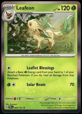 Leafeon 005/131 Holo Holo R SV: Prismatic Evolutions 2025