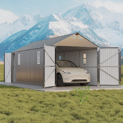 #ad ✔️10x20FT Metal Carport Enclosed Car Port Heavy Duty Outdoor Shelter All Weather $930.99