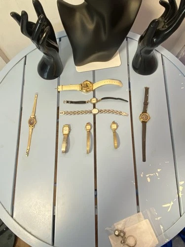 Vintage Mechanical Watch Lot Elgin Timex Ect for Parts and Repair